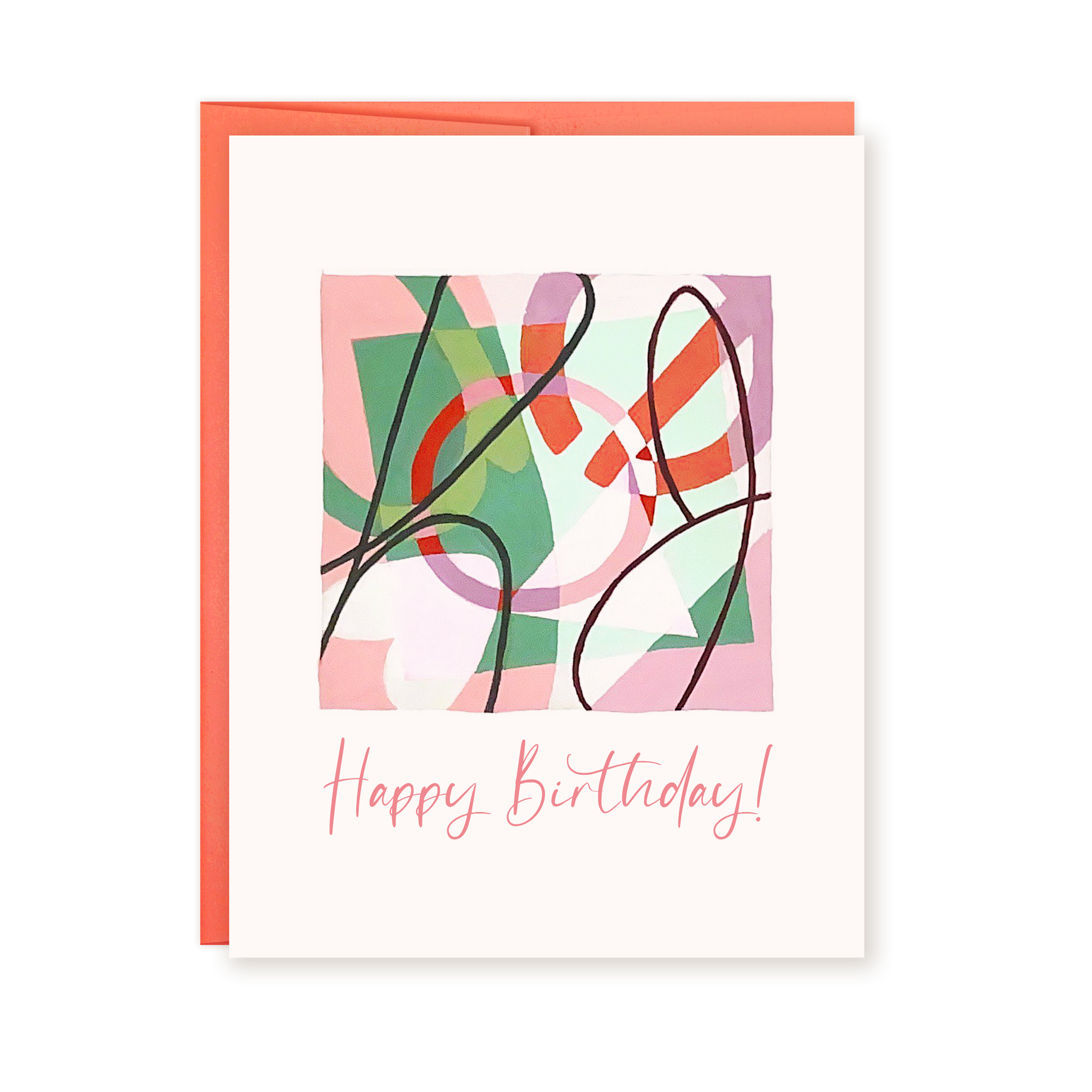 Happy Birthday | Abstract Card by Ellena Day
