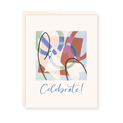Celebrate | Abstract Card by Ellena Day