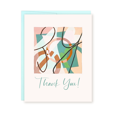 Thank You | Abstract Card by Ellena Day