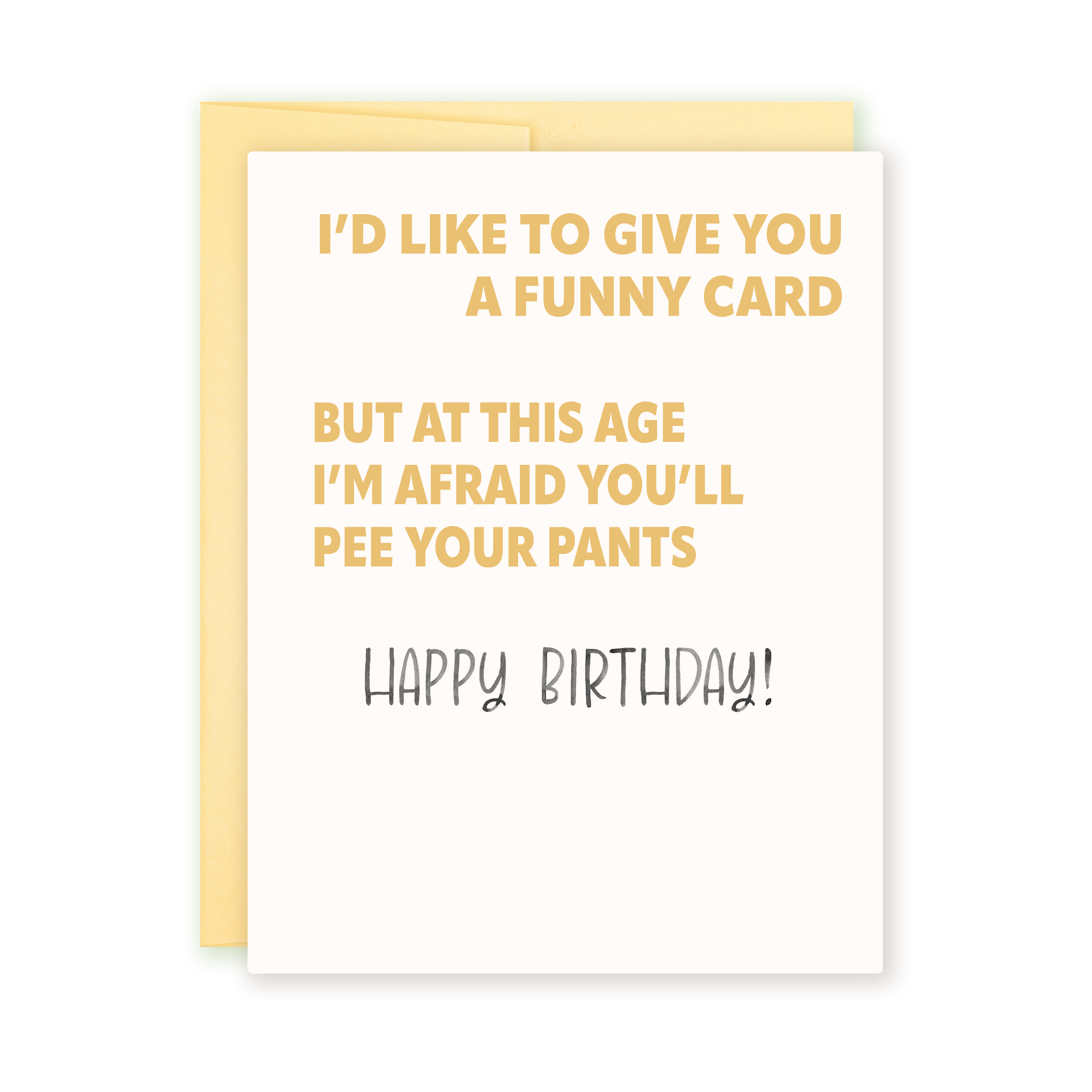 Birthday Pants Card