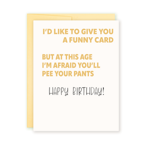 Birthday Pants Card