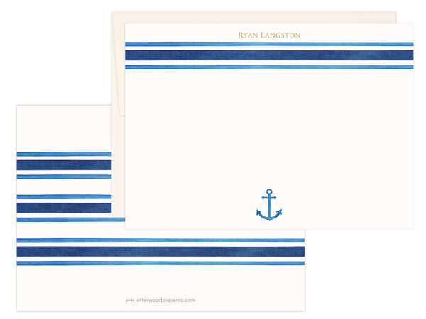 Navy Stripes | Classic Notes