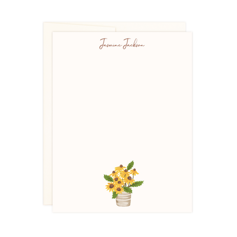 Bucket of Sunflowers | Small Notes