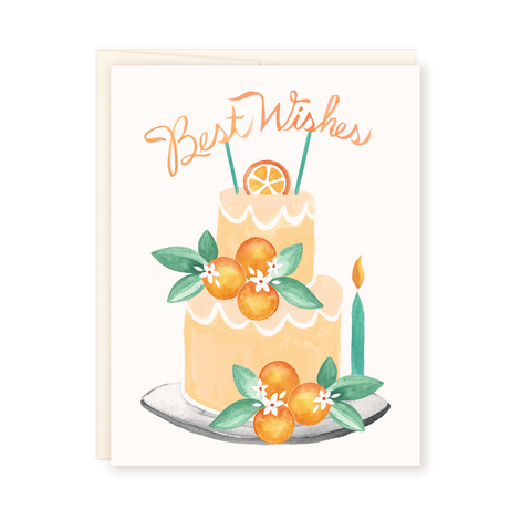 Tropical Best Wishes Card
