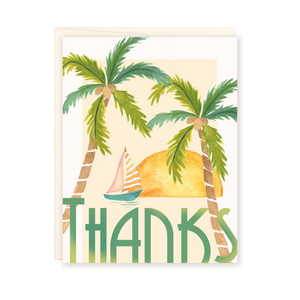 Tropical Thanks Card